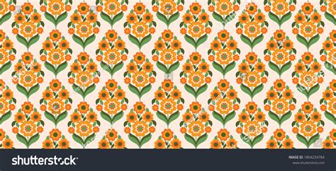 70s Retro Seamless Pattern Material Vector Stock Vector Royalty Free