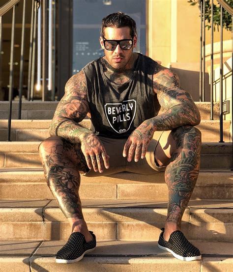 big and tough tattooed guy michael giovanni rivera inkppl