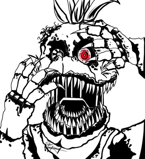 That One Nightmare Chica Drawing Five Nights At Freddys Amino