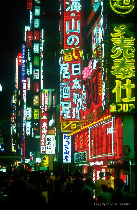 Neon Signs Ginza Tokyo Rich Iwasaki Photographer