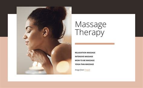 Benefits Of Massage Website Template