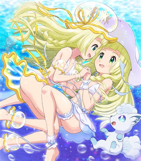 Lillie Alolan Vulpix Nihilego Magearna Magearna And 1 More Pokemon And 2 More Drawn By