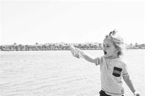 Premium Photo Boy Sailor Striped Shirt Sea Yacht Travel Around World