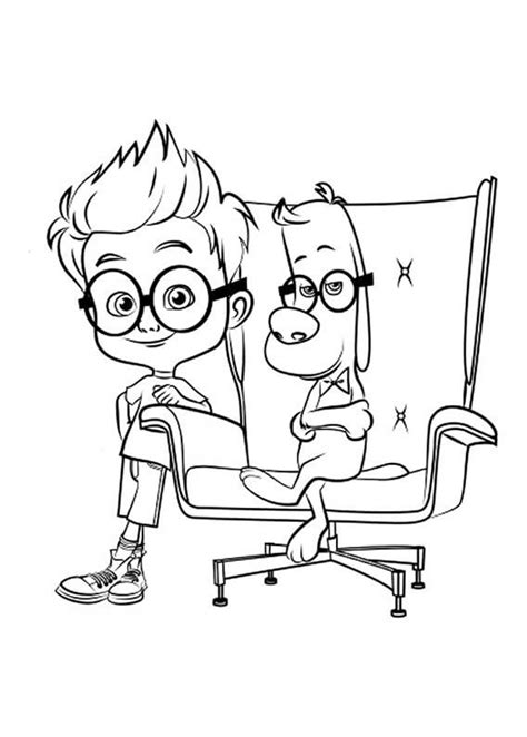 Mr Peabody And Sherman Coloring Pages Ift Tt Fhvxelp