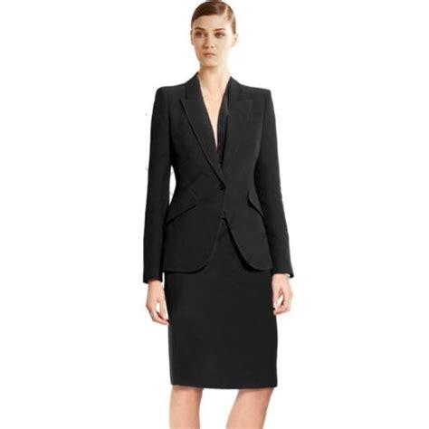 Women Business Suits Black Professional Uniforms Female Office Ol Skirt