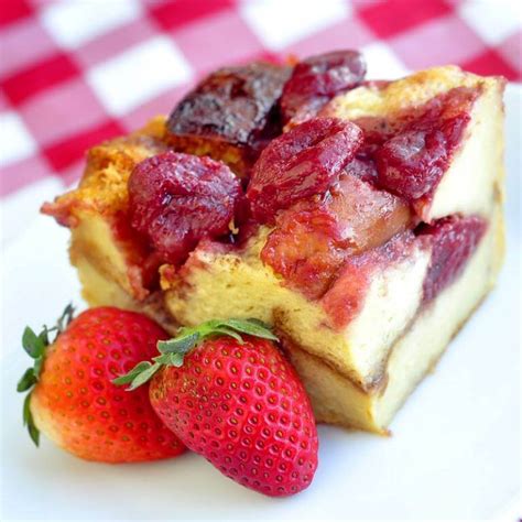 Strawberries And Cream Bread Pudding Rock Recipes