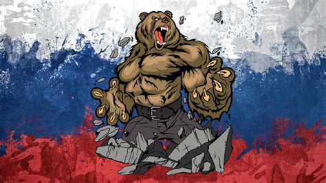 Russia Bears Flag Hd Wallpapers Desktop And Mobile Images And Photos