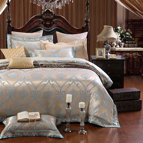 Satin Luxury Bedding Set New Designer Cotton Bedding Sets Bed Sheet Jacquard Bedding Sets