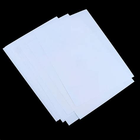 10 Sheet Transparent Printable Vinyl Sticker Paper A4 Waterproof Self