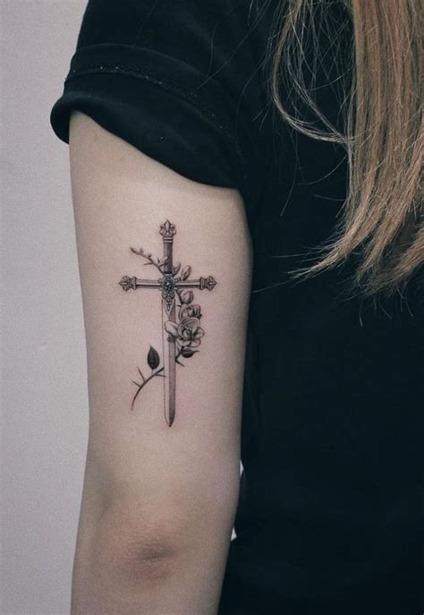 Womens Greek Orthodox Cross Tattoo Goimages Base