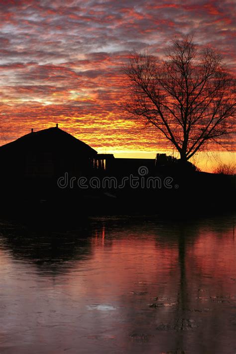 Sunrise In Winter Stock Image Image Of Nature Travel 14827069