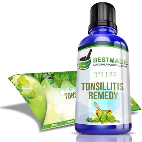 Tonsillitis And Infection Natural Remedy Bm172 Bestmade Natural