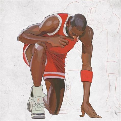 Michael Jordan Pre Flight Check Sketch In 2023 Nba Artwork Nba Art