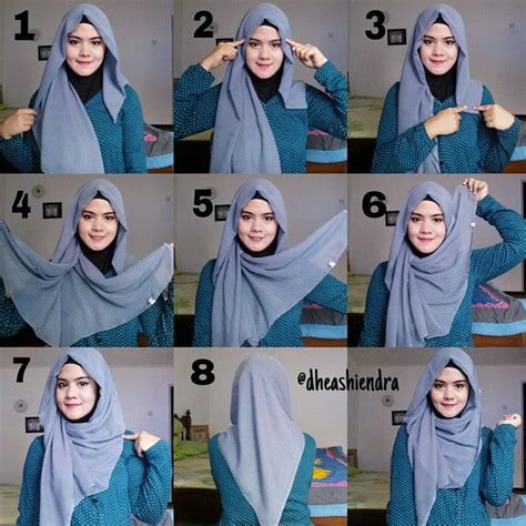 hijab style step by step pics