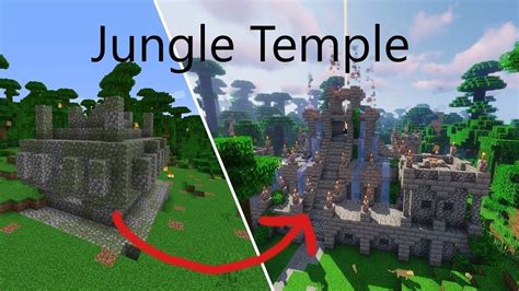 Jungle Temple Minecraft Structures Minecraft Crafts Silent Film