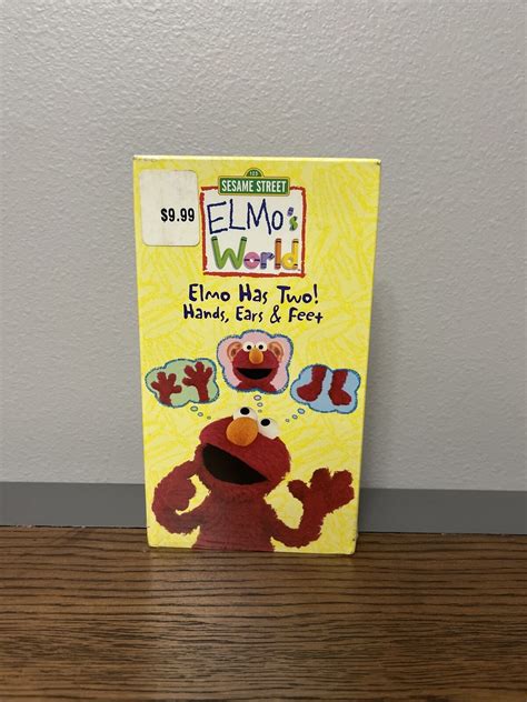 Sesame Street Elmos World Elmo Has Two Hands Ears And Feet Vhs 2004