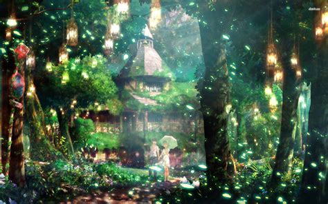 Magical Forest Magical Forest Wallpaper Anime Scenery Anime