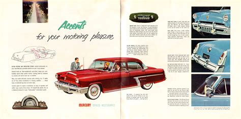 1952 Mercury Brochure Page 11 Mercury Cars Car Brochure Fashion