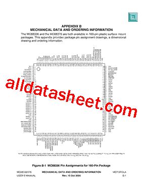 MC BGCAB Datasheet PDF Freescale Semiconductor Inc