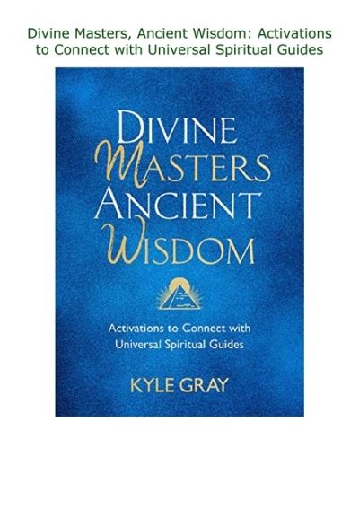 Pdf⚡️read ️online Divine Masters Ancient Wisdom Activations To
