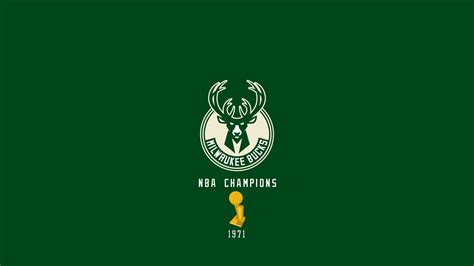 Green 1971 Basketball Bucks Champions Nba Hd Milwaukee Bucks Wallpapers