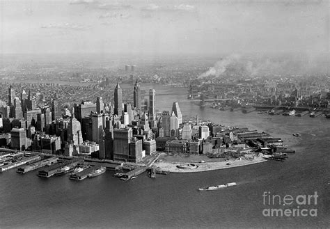 Aerial Of Lower Manhattan By New York Daily News Archive