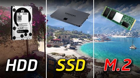 M Nvme Vs Ssd Vs Hdd Loading Windows And Games Youtube