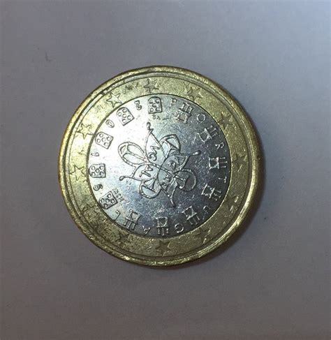 Rare 1 Euro Coin Portugal Etsy