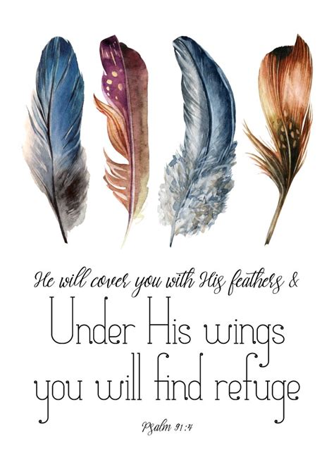 He Will Cover You With His Feathers Psalm 914 Seeds Of Faith