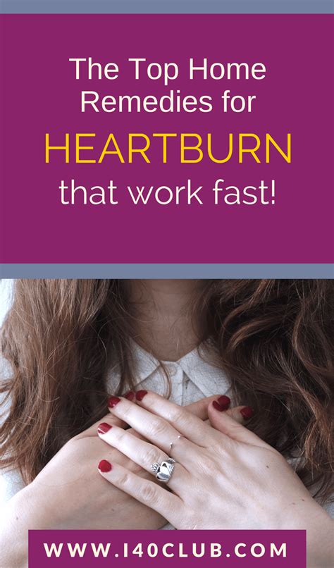 The Top Home Remedies For Heartburn That Work Fast I40club