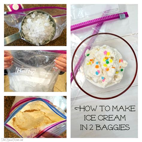 The higher fat content used, the richer the end product will taste. How to Make Ice Cream at Home Using 2 Baggies · The ...