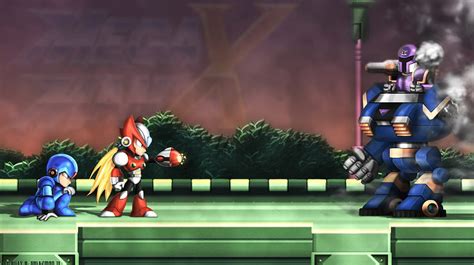 Mega Man X1 Upclose With Zx By Billysan291 Hd Wallpaper Pxfuel