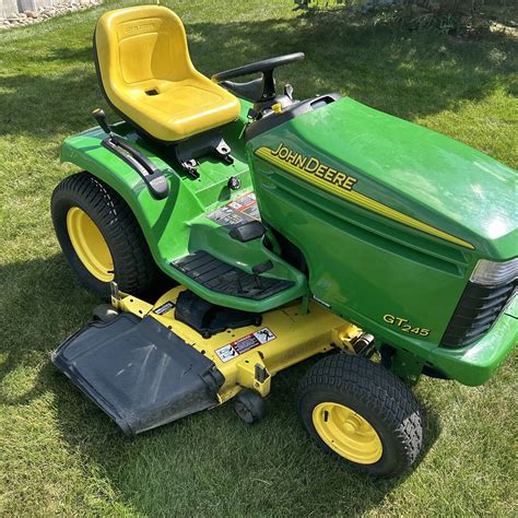 John Deere Gt 245 Riding Mower 48 Edge Cutting System 20hp V Twin W