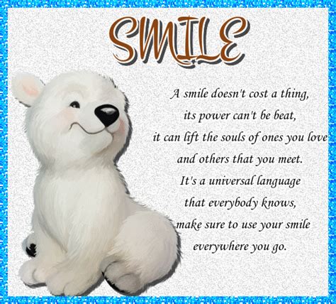 A Smile Costs Nothing Free Smile Month Ecards Greeting Cards 123 Greetings