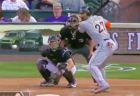 Giancarlo Stanton Coors Field A 504 Foot Home Run Barstool Sports