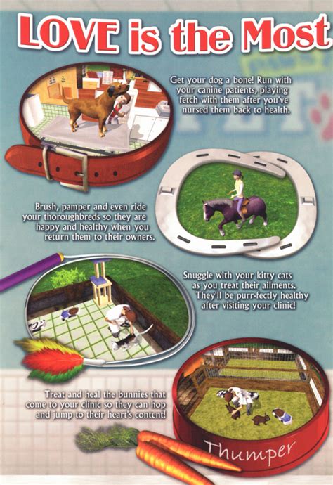 Paws Claws Pet Vet 2005 Box Cover Art MobyGames