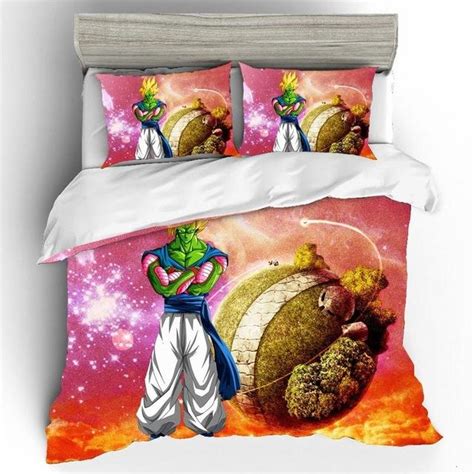 King Kais Planet Goku And Piccolo Fusion Bedding Set
