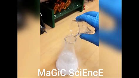 Frozen Ethanol By Liquid Nitrogen Youtube