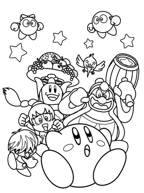 Printable Kirby Coloring Pages Customize And Print