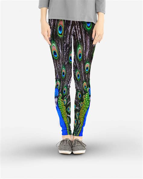 Peacock Leggings Brave New Look