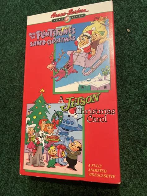 Hanna Barbera S How The Flintstones Saved Christmas A Jetson Christmas Carol Vhs Picclick