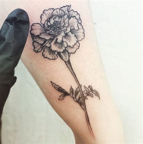 48 Awesome October Birth Flower Tattoo Designs Ideas