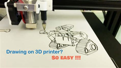 Turn Your 3d Printer Into 2d Plotterdrawing Machine The Easiest Way