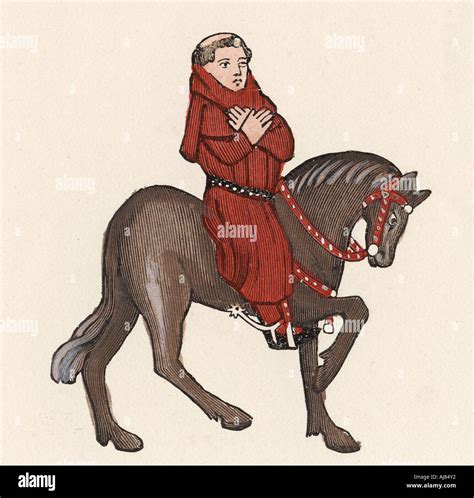 The Parson From Geoffrey Chaucer S Canterbury Tales Stock Photo