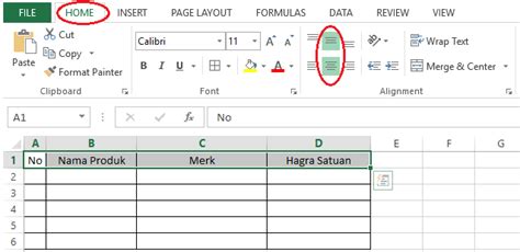 Review Of Cara Membuat Tulisan Di Tengah Tabel Excel 2022 Blog Ihsanpedia