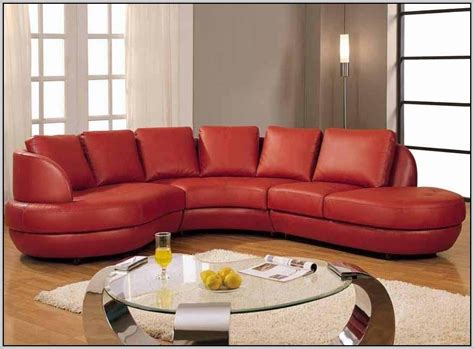Sofa Beds Design Outstanding Unique Faux Leather Sectional Sofa Pertaining To Red Faux Leather Sectionals 