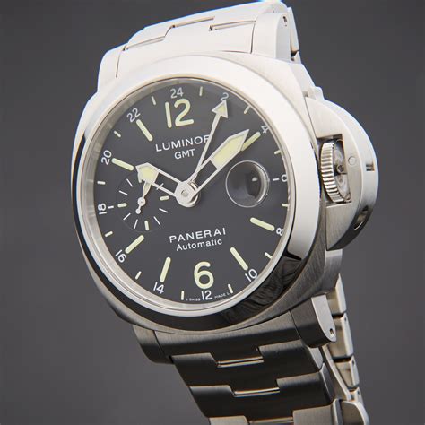 Panerai Luminor Gmt Automatic Pam297 Pre Owned Incredible