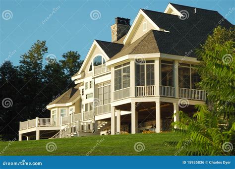 Mansion On A Hill Stock Photo Image Of Railing Estate 15935836