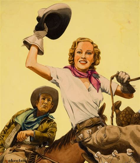 Classic Cowgirls Book Illustration Art Cowgirl Art West Art