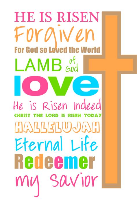 Christian Easter Printables